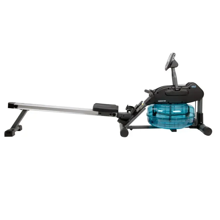 Rameur à eau pliable avec ordinateur de bord complet