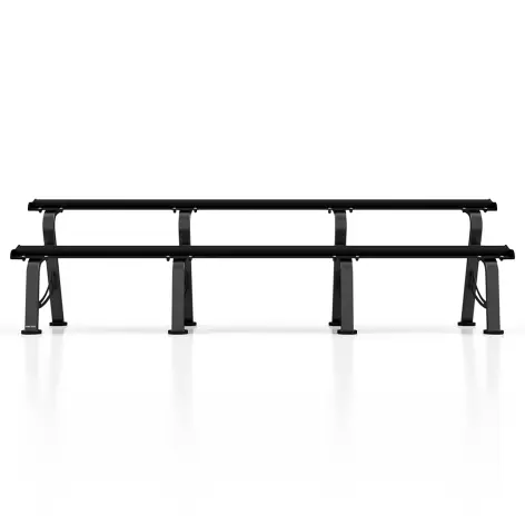 Rack professionnel d'haltères 5 à 50 kg pour salles professionnelles - vue 2