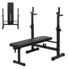 Banc de musculation avec support d'haltères