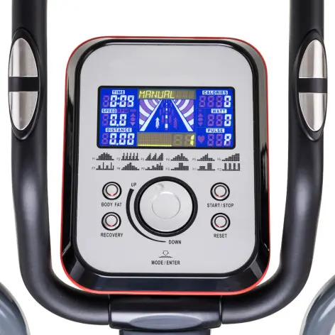 Vélo elliptique écran LCD couleur pour cardio-training en home gym, club et salles de sport - vue 5