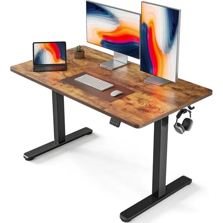 Bureau Assis - Debout réglable en hauteur compatible avec tapis de marche