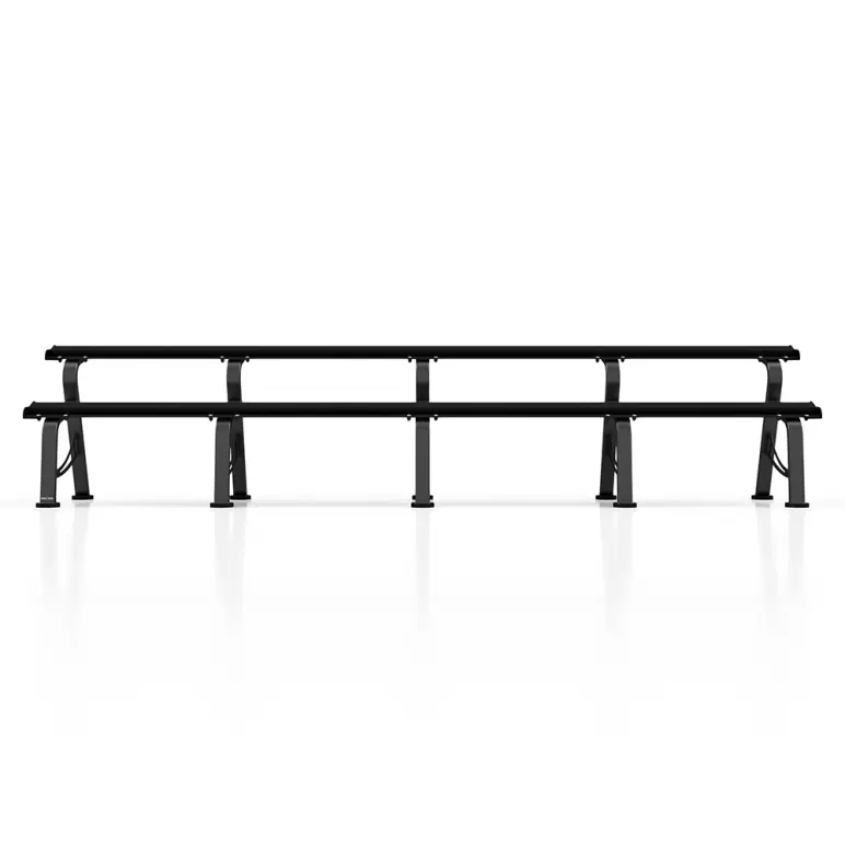 Rack professionnel d'haltères 440 cm pour salles professionnelles - vue 1