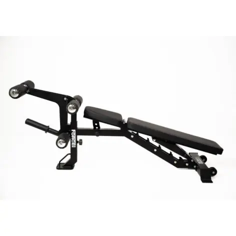 Banc de musculation avec pupitre biceps et option leg curl leg extension - vue 5