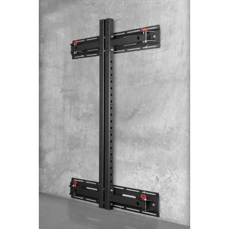 rails fixation pour half rack mural - vue 3