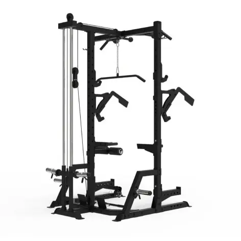 rack à squat multi-équipé de musculation pour homegym - vue 5