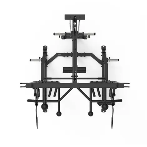 rack à squat multi-équipé de musculation pour homegym - vue 4