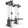 Half rack mural de musculation ATX avec double colonne de poids 90 kg - vue 3