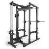Power rack cage ATX avec poulie à charge libre puis barre guidée - vue 6