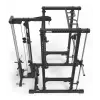 Power rack cage ATX avec poulie à charge libre puis barre guidée - vue 7