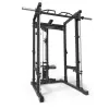 Power rack cage ATX avec poulie à charge libre puis barre guidée - vue 3