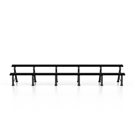 Rack professionnel d'haltères 550 cm pour salles professionnelles - vue 2