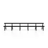 Rack professionnel d'haltères 550 cm pour salles professionnelles - vue 2