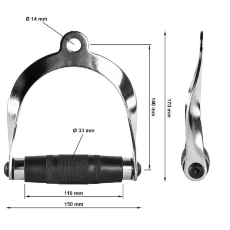 Poignée de tirage musculation - vue 6