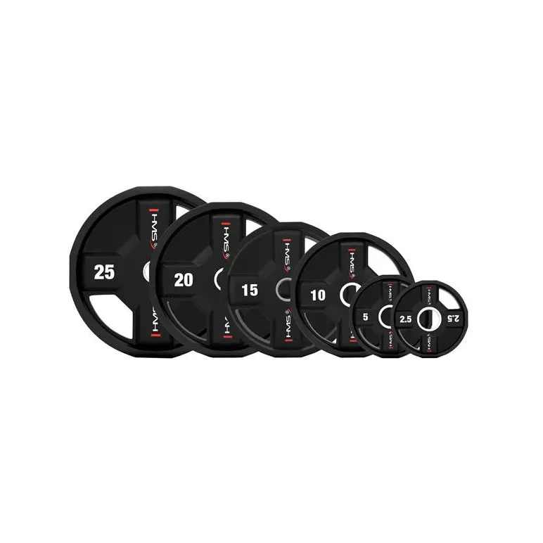 Disques de poids olympiques avec deux poignées