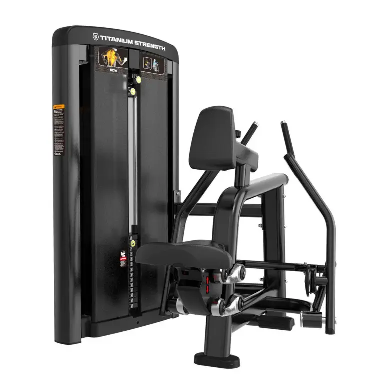 Station rowing pour le dos de qualité professionnelle