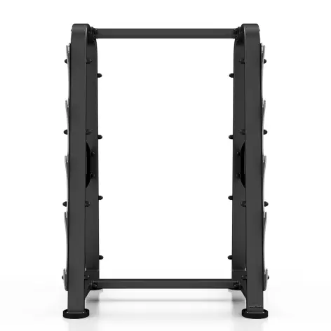 Support professionnel barres longues haltères (10 barres) - vue 2