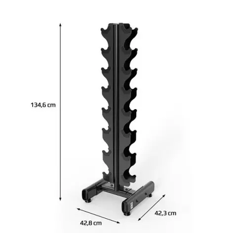 RACK DE RANGEMENT POUR HALTÈRES AVEC SET DE 1 À 8 KG - vue 9