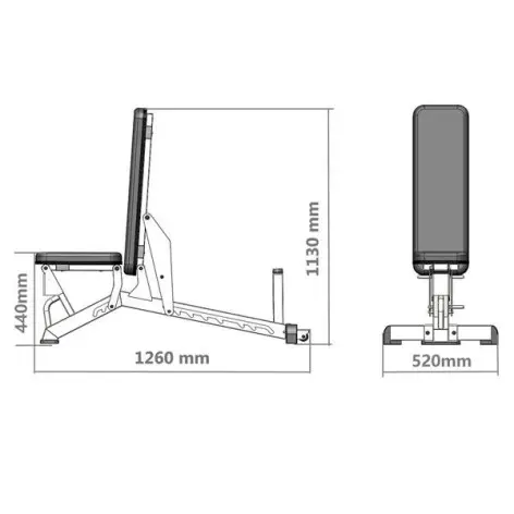 Banc de musculation semi-professionnel - vue 6