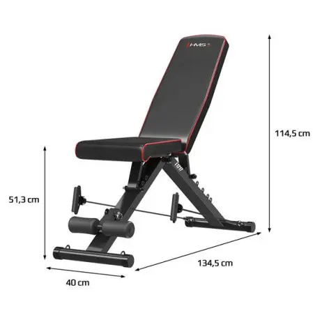 Banc de musculation multi-positions pour homegym - Pliable - vue 6