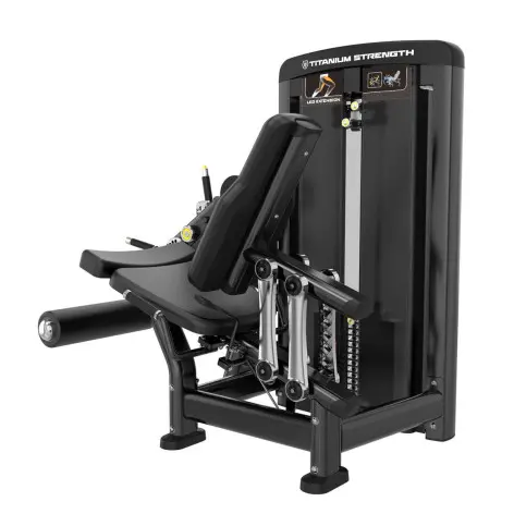 Leg extension machine pro à charge guidée - vue 2