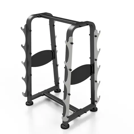 Support professionnel barres longues haltères (10 barres) - vue 3