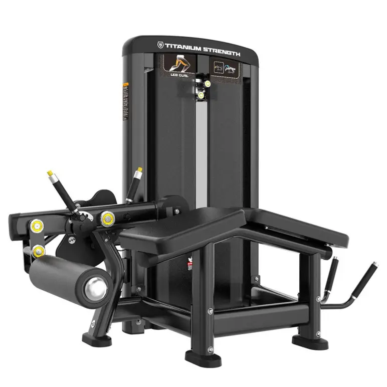 Machine prone leg curl allongé de qualité professionnelle