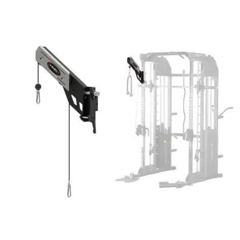 Système de poulie suspendue pour appareils de musculation avec colonne de poids - vue 2