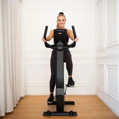 Vélo d'appartement avec selle réglable et roue d'inertie de 9 kg - vue 11