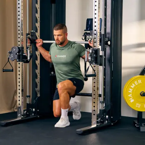 Station de musculation à double poulie - vue 10