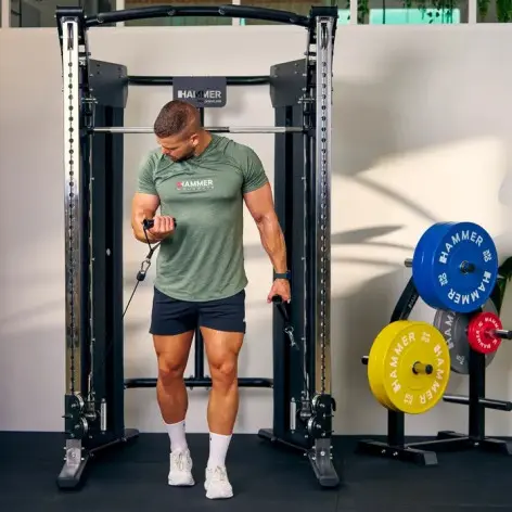 Station de musculation à double poulie - vue 9