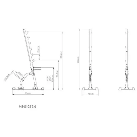 Chandelles repose-barre - vue 7