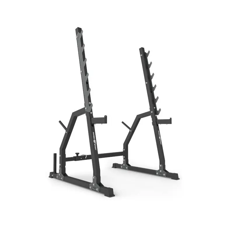 Rack repose-barre de musculation à 6 niveaux