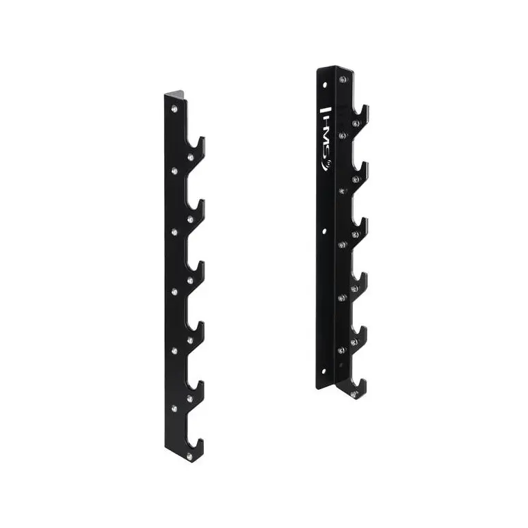 Support de rangement pour barres de musculation x6 à fixation murale