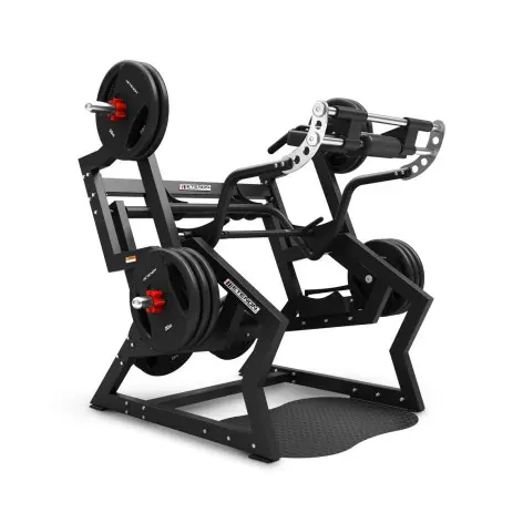 Plate loaded power squat machine de qualité professionnelle à capacité de charge 250 kg - Homegym et salle pro - vue 2
