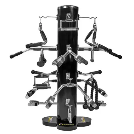 Support stockage poignées musculation