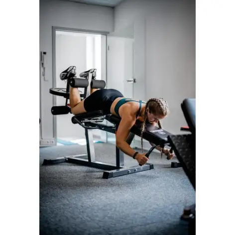 Banc de musculation multifonctions avec réglage multiples et option leg curl/extension - vue 5
