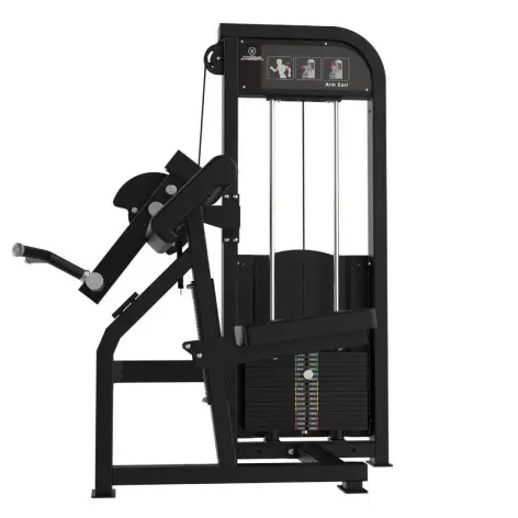 Curl biceps machine à charge guidée - vue 3
