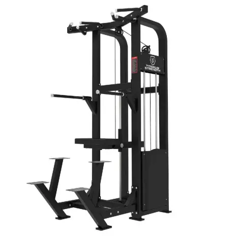 Assisted dips et tractions machine à charge guidée - vue 2