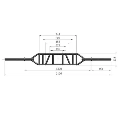 Barre multigrip Titanium Strength - vue 2