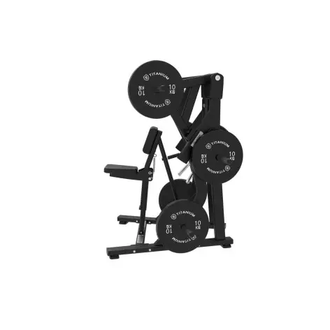 Strength plate loaded machine - Rameur bas professionnel pour l'entraînement du dos - vue 8