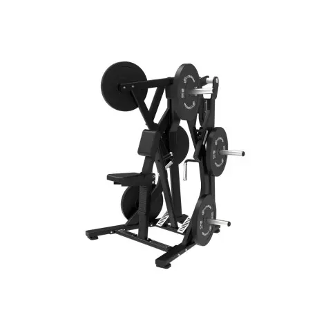 Strength plate loaded machine - Rameur bas professionnel pour l'entraînement du dos - vue 9