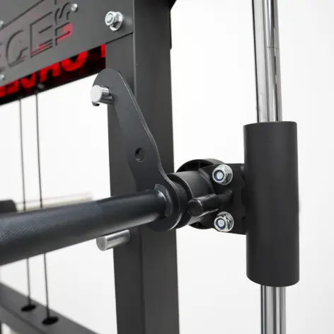 Rack polyvalent Force USA F100 V2 avec 200 kilos de plaques de poids et accessoires de training - vue 10