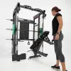 Rack polyvalent Force USA F100 V2 avec 200 kilos de plaques de poids et accessoires de training - vue 20