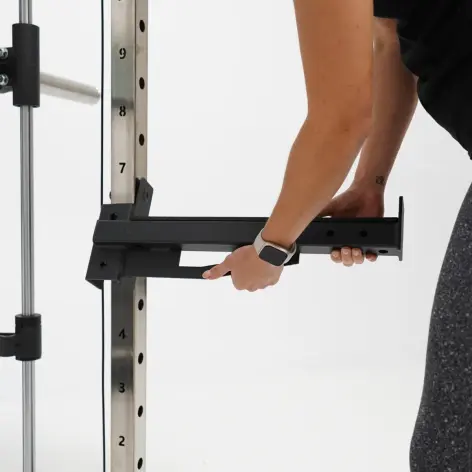 Rack polyvalent Force USA F100 V2 avec 200 kilos de plaques de poids et accessoires de training - vue 22