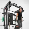 Rack polyvalent Force USA F100 V2 avec 200 kilos de plaques de poids et accessoires de training - vue 34