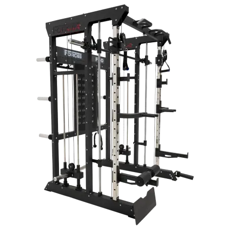 Functional trainer multi-équipé avec accessoires multiples - Musculation Force USA F50 V2 - vue 2