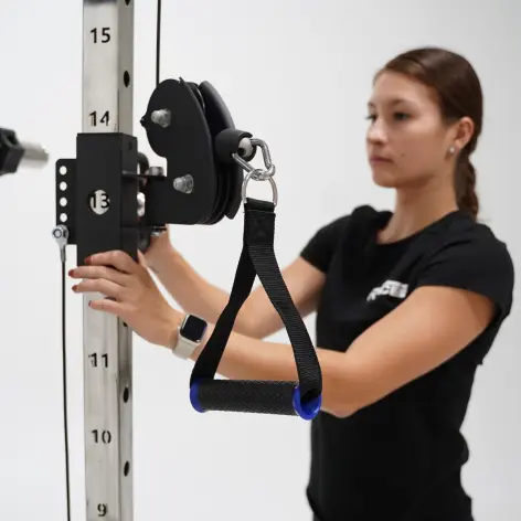 Functional trainer multi-équipé avec accessoires multiples - Musculation Force USA F50 V2 - vue 8