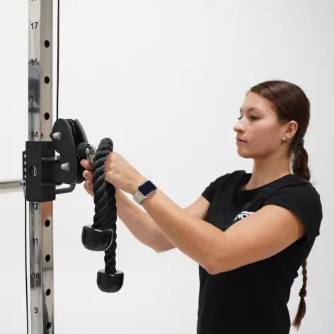 Functional trainer multi-équipé avec accessoires multiples - Musculation Force USA F50 V2 - vue 14