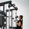 Functional trainer multi-équipé avec accessoires multiples - Musculation Force USA F50 V2 - vue 18