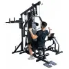 Multistation semi-pro avec presse réglable pour training des jambes et fonction chaise romaine - Colonne de poids 80 kg - vue 15